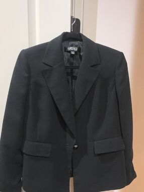 Kasper Women's Black Single-Button Blazer